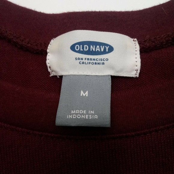 Old Navy Tee Medium Red Oversized Casual - Picture 8 of 15
